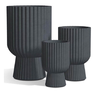 Fiber Clay Pots Flower Pots Planter For Home Outdoor Garden