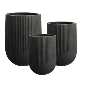 Fiber Clay Pots Flower Pots Planter For Home Outdoor Garden