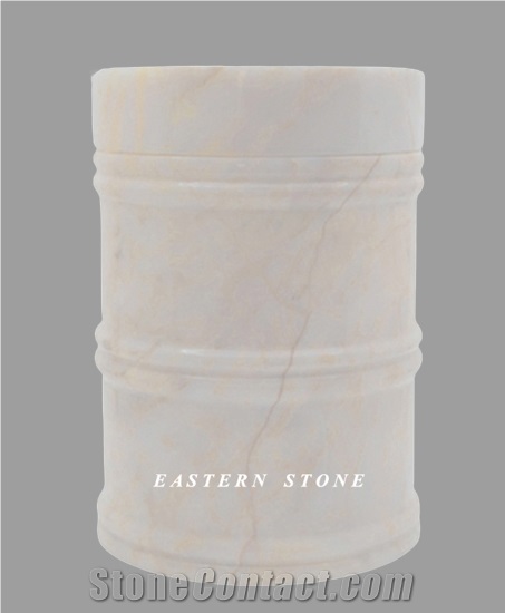Ziarat White Marble Cremation Urn