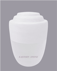 Ziarat White Marble Cremation Urn