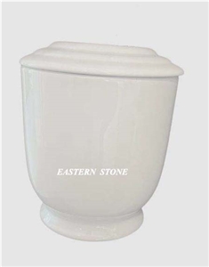 Ziarat White Marble Cremation Urn