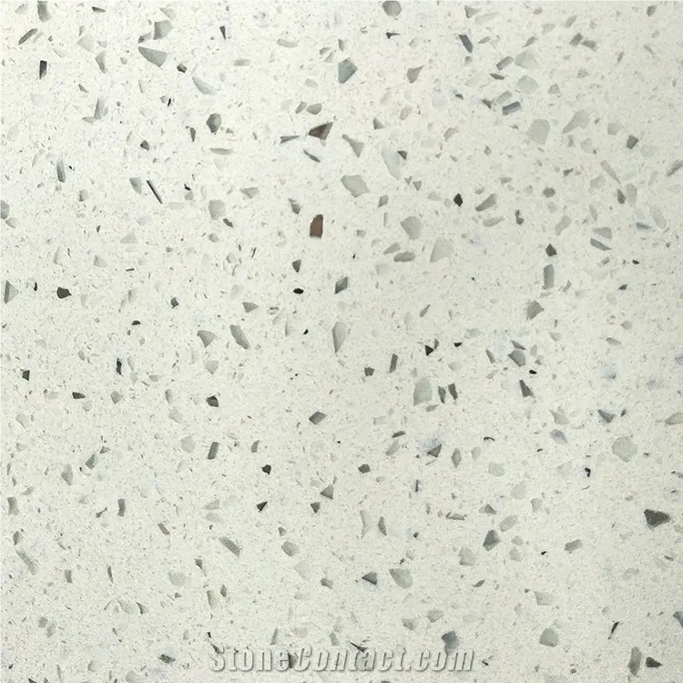 Factory Price White Crystal Quartz Slab