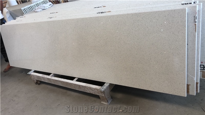 Factory Price White Crystal Quartz Slab