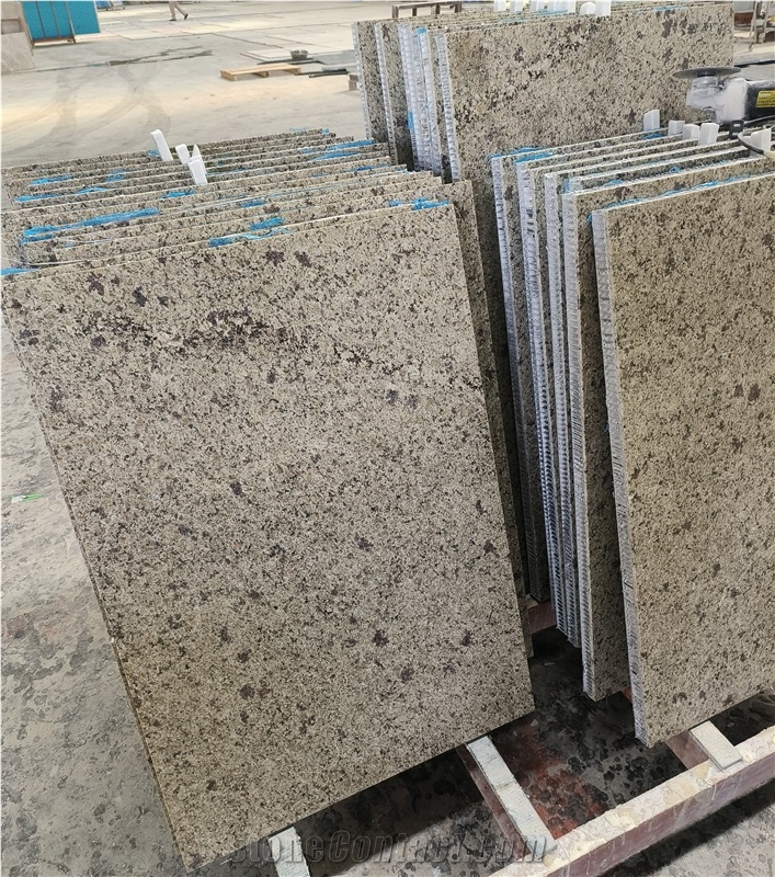 Golden Yellow Granite Stone Aluminum Composite Panels