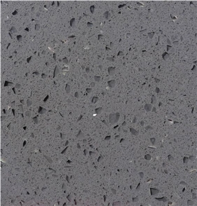 Sparkle Grey Crystal Quartz Slab Sparkle Grey Crystal Quartz Slab