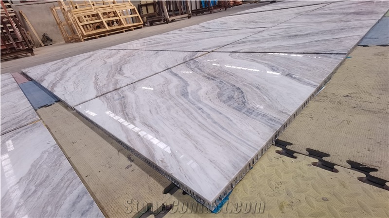 Volakas Marble Honeycomb Backed Stone Panels