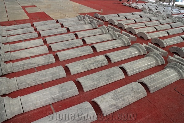 Natural Stone Marble Column For Villa