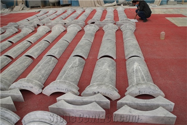 Natural Stone Marble Column For Villa