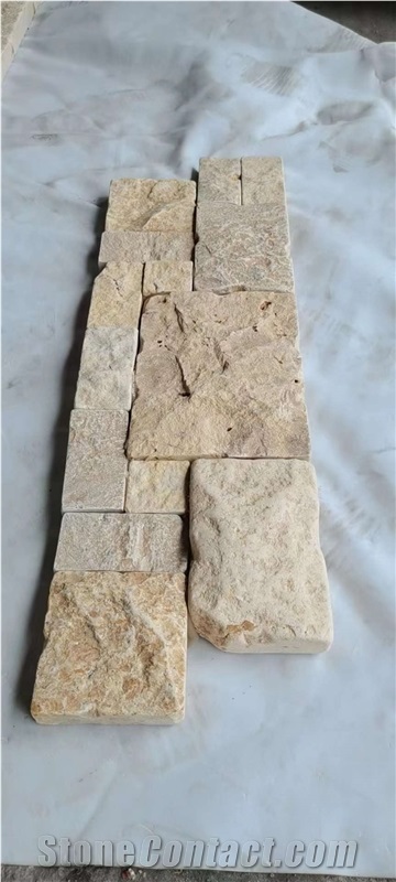 Union Deco Limestone Stone Veneer Yellow Loose Ledge Stone