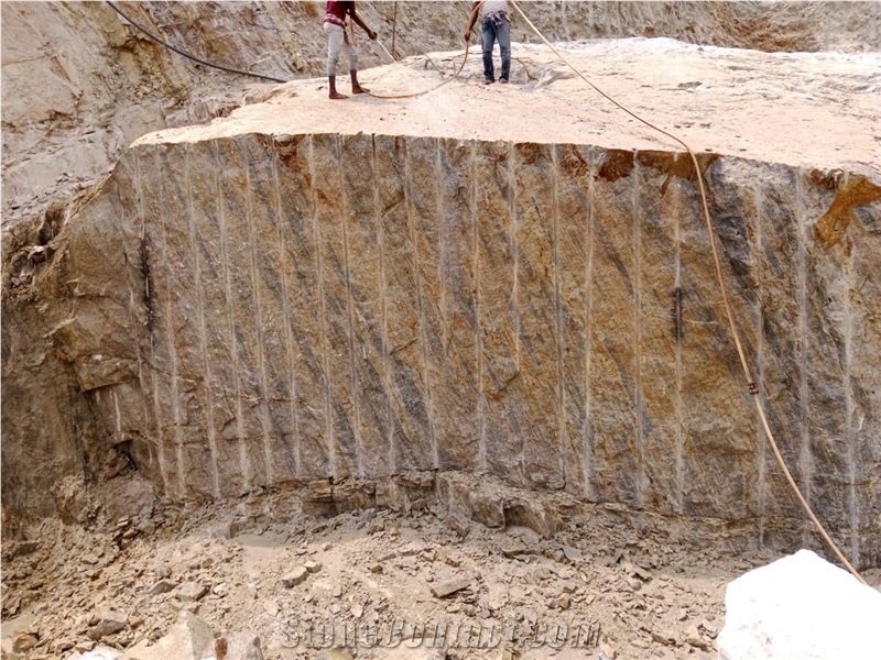 Kashmir Gold Granite Blocks