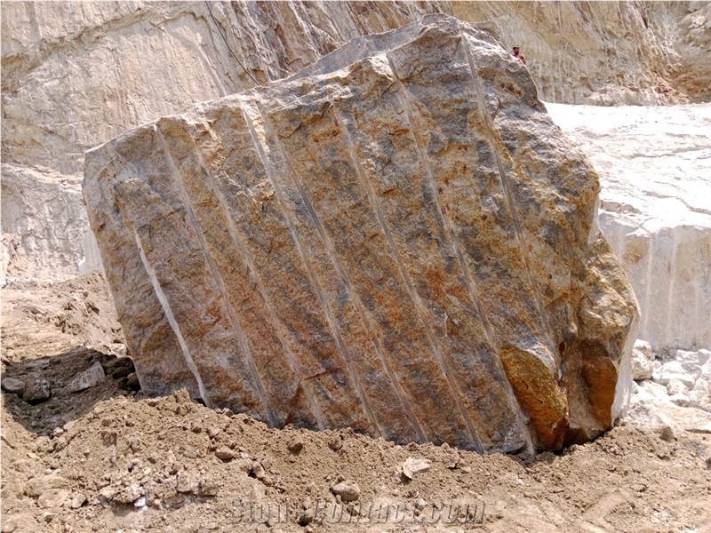Kashmir Gold Granite Blocks