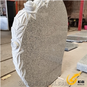 G603 Granite Carve  Headstone Tombstone Monument  Gravestone