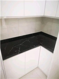Big Slab Mooney Black Glossy Sintered Slabs