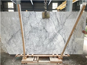 Bvlgari White Marble Slab&Tiles For Hotel Project