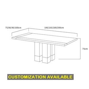 Customizable Natural Marble Cary Ice Jade Marble Tabletop