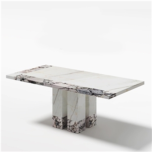 Customizable Natural Marble Cary Ice Jade Marble Tabletop