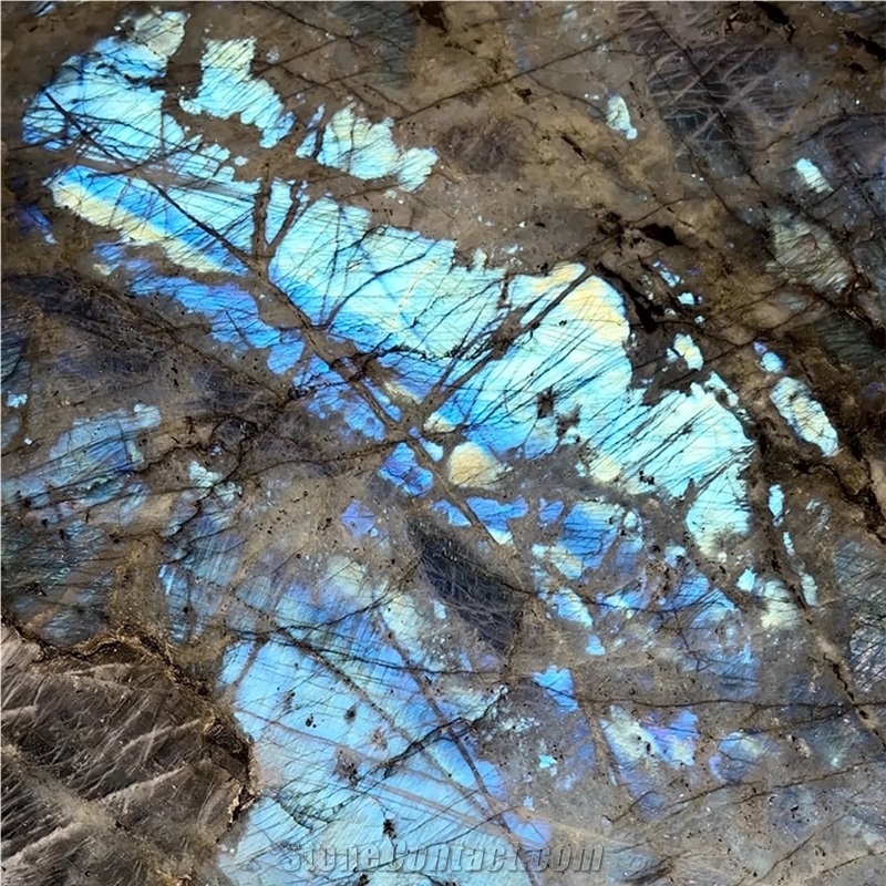 Customization Luxury Stone Labradorite Granite Dinner Table