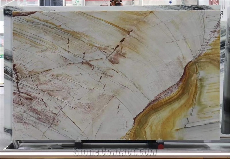 Fusion Gold Quartzite For Interior Decoration