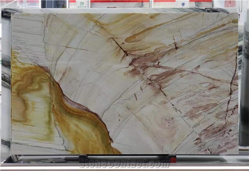 Fusion Gold Quartzite For Interior Decoration