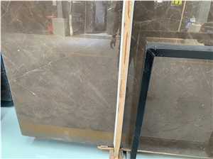 Golden Brown Marble Slab Tiles China