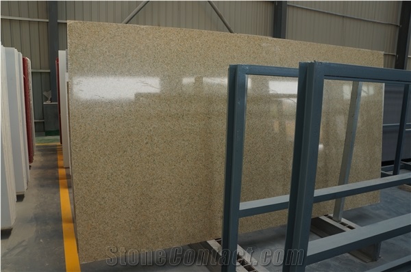 Best Sellers Artificial Stone Quartz Unique Yellow Slab