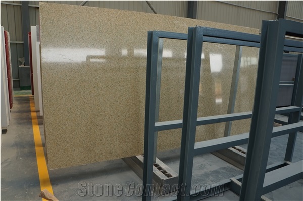 Best Sellers Artificial Stone Quartz Unique Yellow Slab