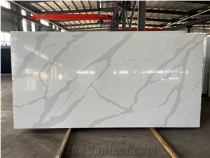 Calacatta Quartz Big Slab 3200*1600*15Mm