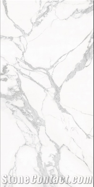 Calacatta White Sintered Stone Tiles Slabs
