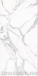 Calacatta White Sintered Stone Tiles Slabs