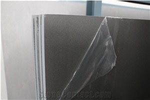 Factory Supply Artificial Quartz Crystal Grey Slab