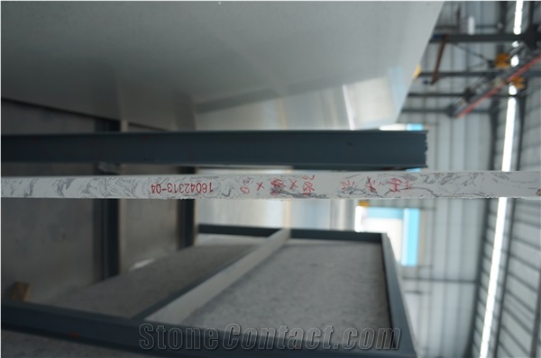 Good Quality White Engineered Quartz Somersault Cloud