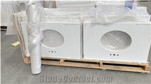 High-Class White Nano Stone Kitchen Countertops