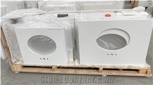 High-Class White Nano Stone Kitchen Countertops