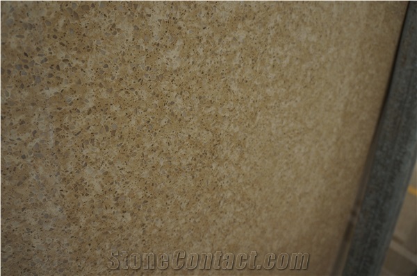 Hot Sales China Artificial Quartz Stone Crystal Yellow