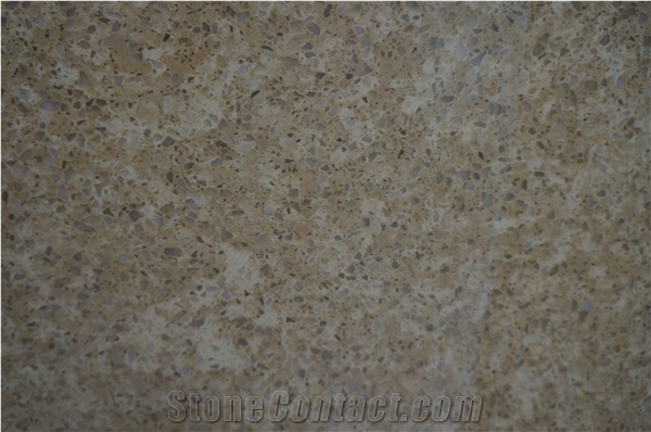Hot Sales China Artificial Quartz Stone Crystal Yellow