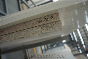 Hot Sales China Artificial Quartz Stone Crystal Yellow