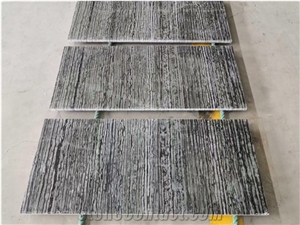 China Black Ocean Wave Marble Slab Tile