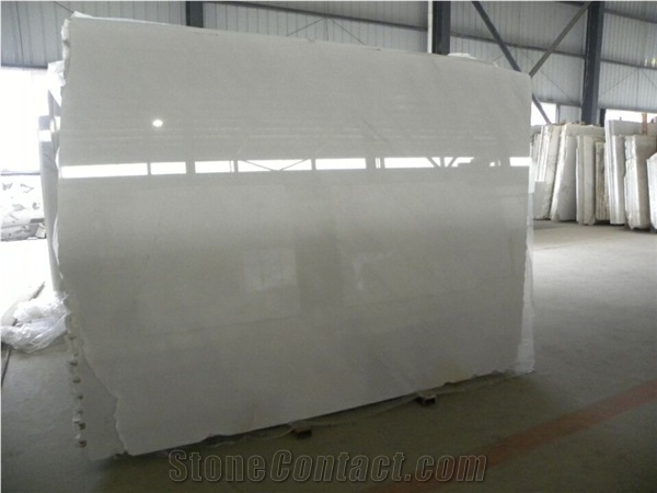 China Luxury Polished White Jade Marble Slab Tiles