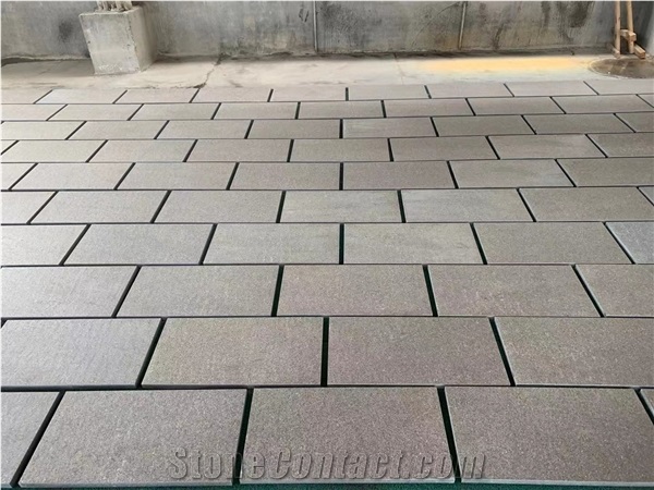 Chinese Green/Brown Porphyry Owner Slab Tiles