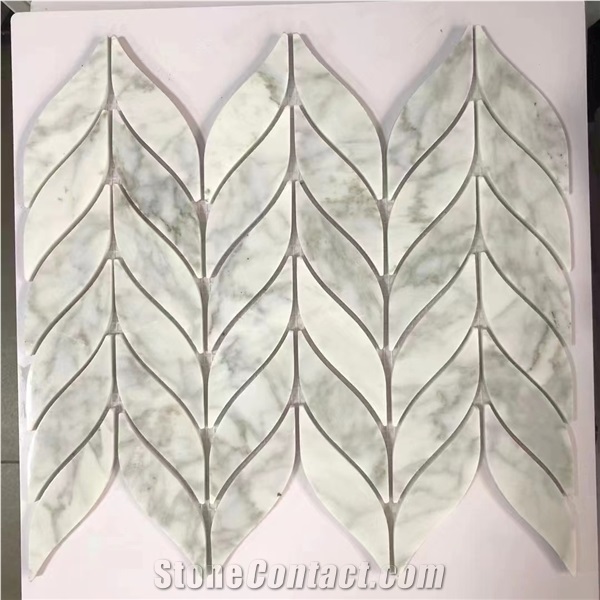 Herringbone Marble Mosaic