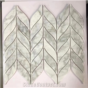 Herringbone Marble Mosaic