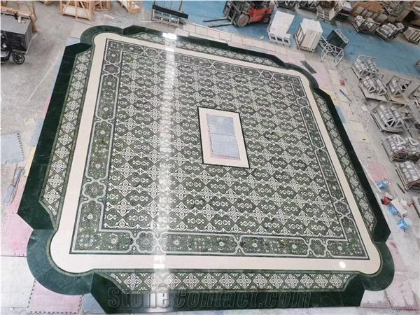 Water-Jet Medallion, Marble Inlay Medallions