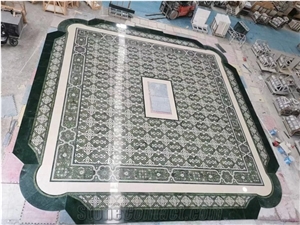 Water-Jet Medallion, Marble Inlay Medallions