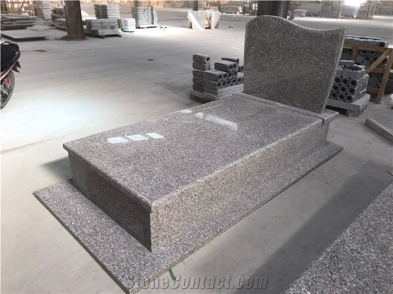 Rosa Pink Granite Tombstone