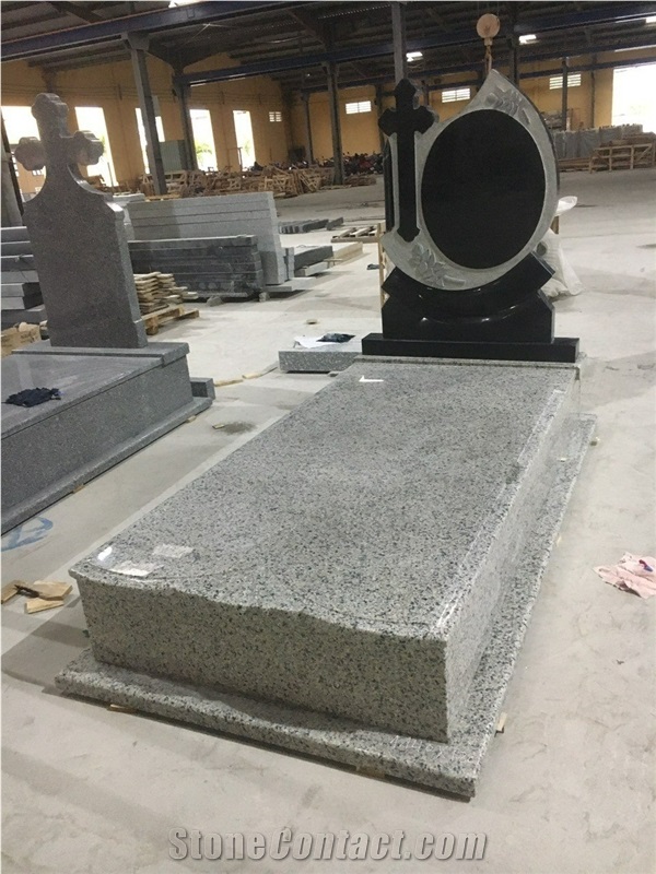 Tombstone By Classic Light Grey Granite