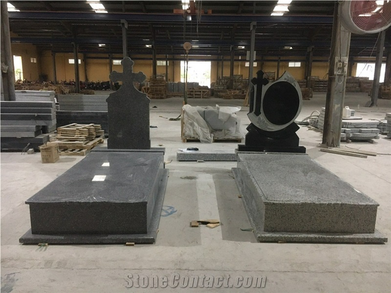 Tombstone By Classic Light Grey Granite