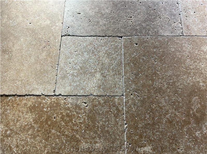 Noce Travertine Antique Versailles Pattern