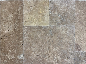 Noce Travertine Antique Versailles Pattern