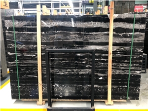 Silver Dragon Marble,Black Portoro Marble Slab