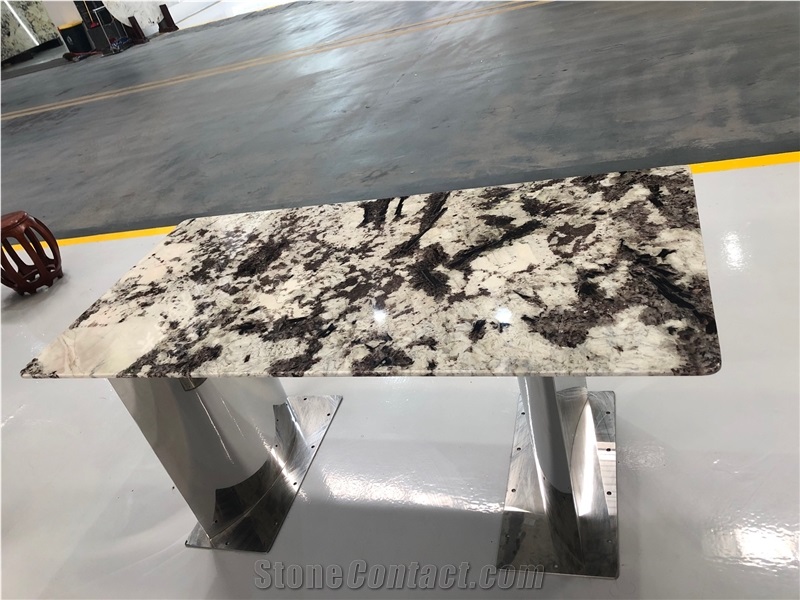 Splendor White Granite Branco Tourmaline Slabs